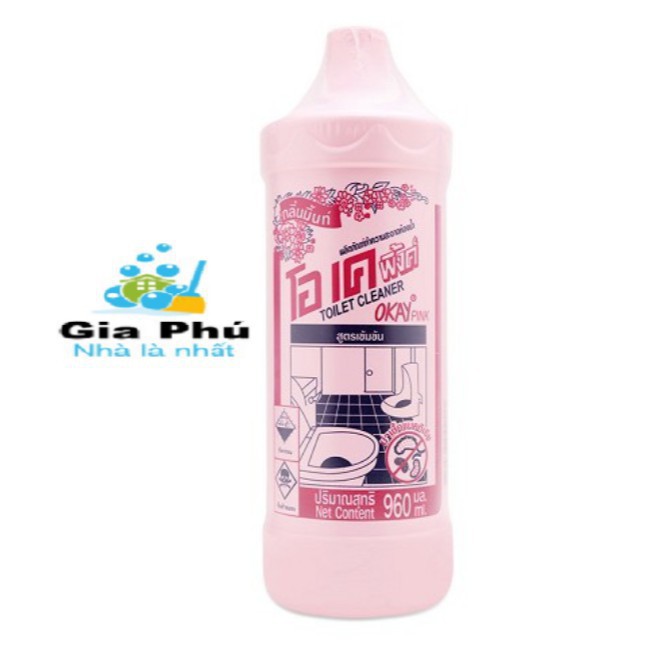 Chai tẩy toilet bồn cầu G-OKAY công nghệ Thái Lan 960ml (mua tại ptptshop01)