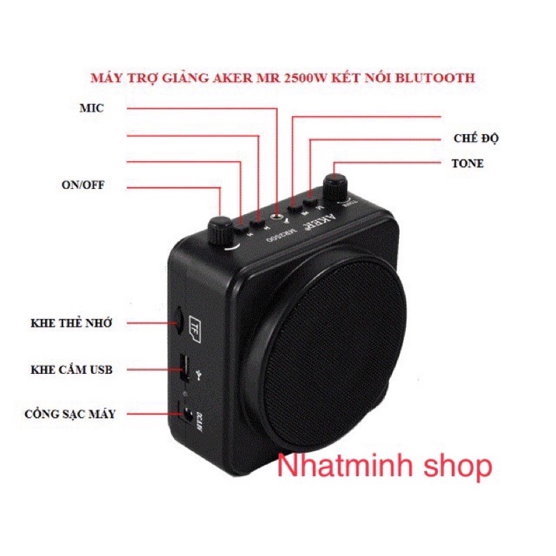 Máy Trợ Giảng Aker Không Dây Mr 2500.