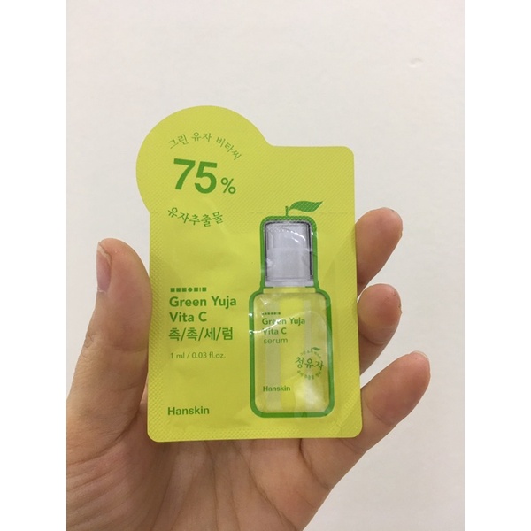 [Hãng tặng] Sample Tẩy da chết Hanskin Green Yuja Vita c Peeling Gel | BigBuy360 - bigbuy360.vn