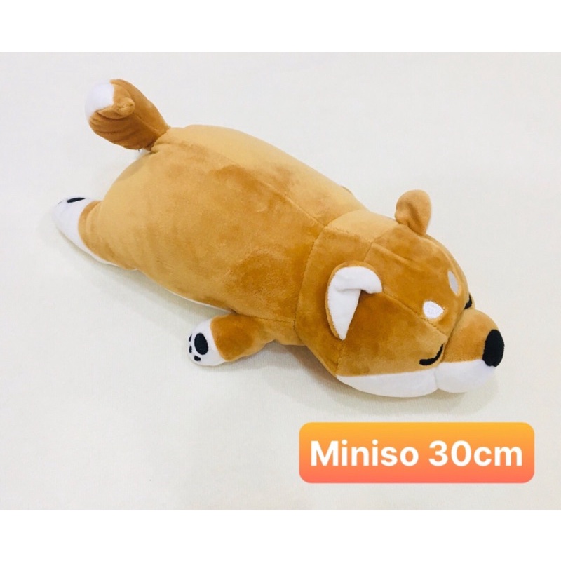 Gấu bông chó Shiba chất Miniso.