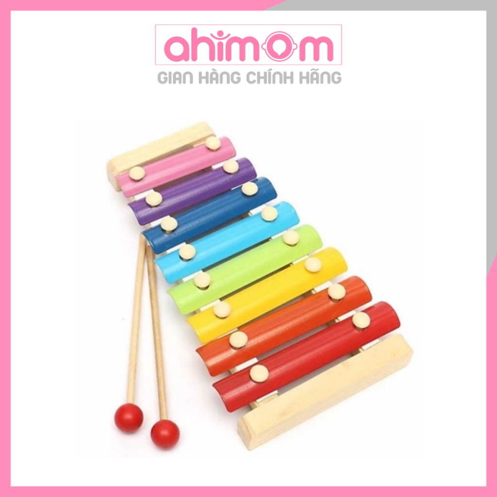 Đồ chơi cho bé đàn gỗ Piano - Đồ chơi gỗ âm nhạc phát triển giác quan - Ahimom