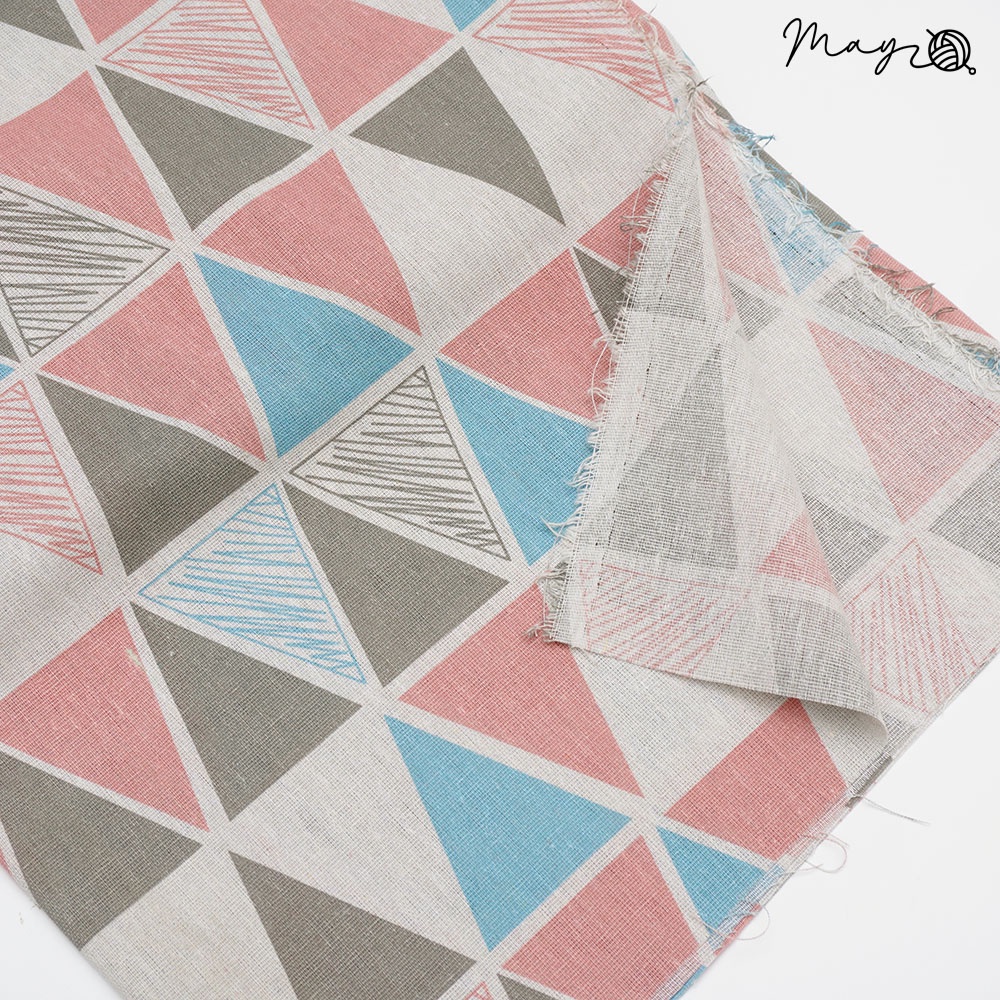 Vải canvas họa tiết Tiệm tạp hóa nhà may 50x70cm 50x150cm 100x150cm