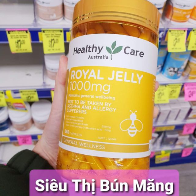 Viên uống Ong chúa Healthy Care Royal Jelly