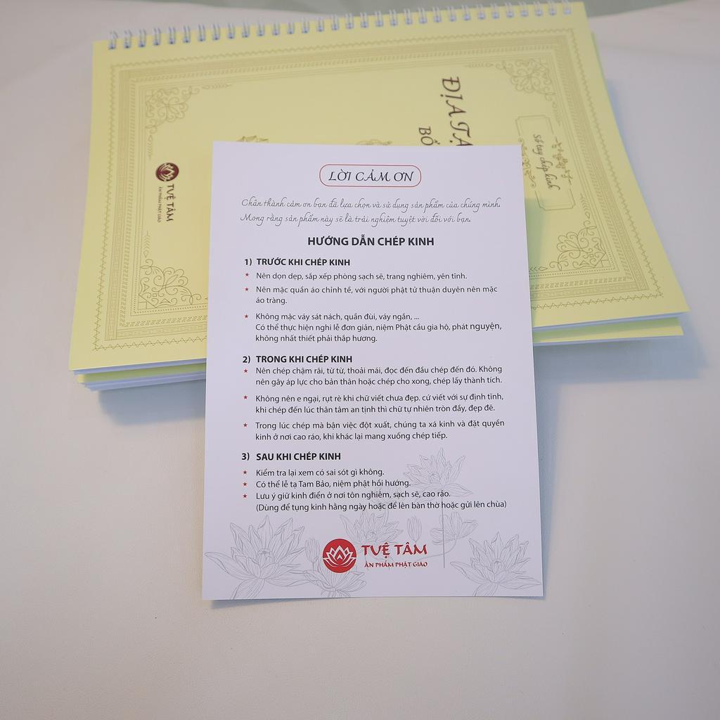 Hướng dẫn chép Kinh