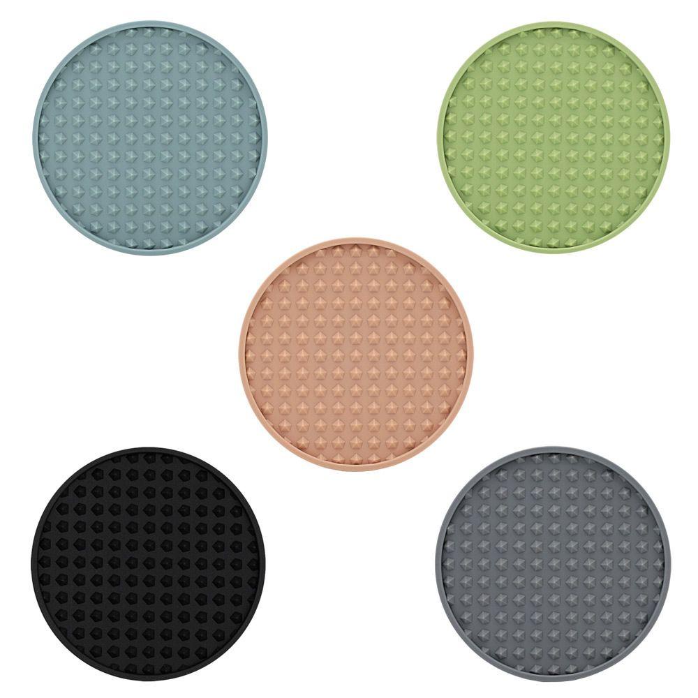 Tấm Lót Bàn Ăn Hình Tròn Bằng Silicone Cách Nhiệt Chống Trượt Tiện Dụng