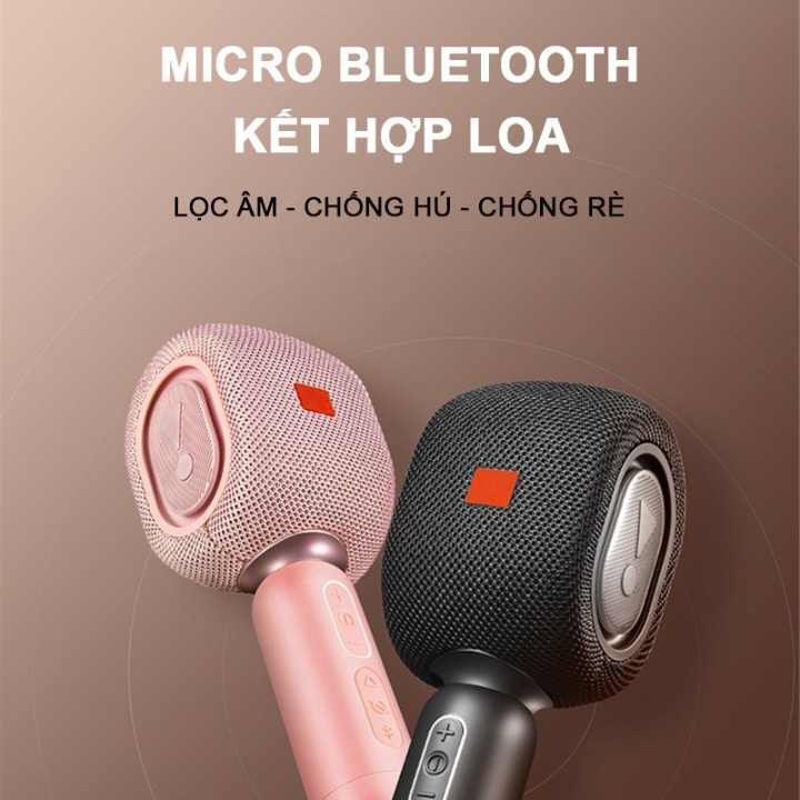 Micro Karaoke Loa Bluetooth KMC 500 Phiên bản mới 2022 âm thanh cực hay  phù hợp với mọi chất giọng- Bảo hành 1 năm