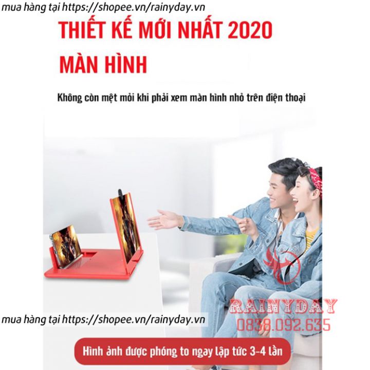 Kính phóng to màn hình điện thoại kính phóng đại màn hình xem phim 3D 4D