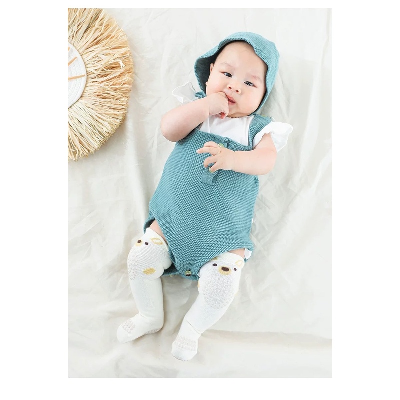 Vớ Cotton Cổ Cao Chống Trượt Họa Tiết Hoạt Hình Dễ Thương Cho Bé Sơ Sinh 2022