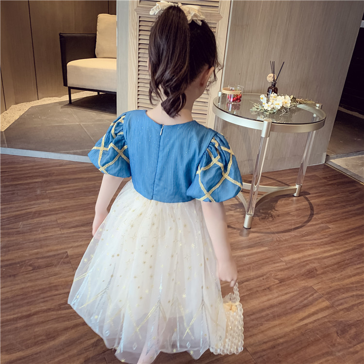 Đầm Công Chúa Bạch Tuyết Cho Bé Gái Từ 2-10 Tuổi