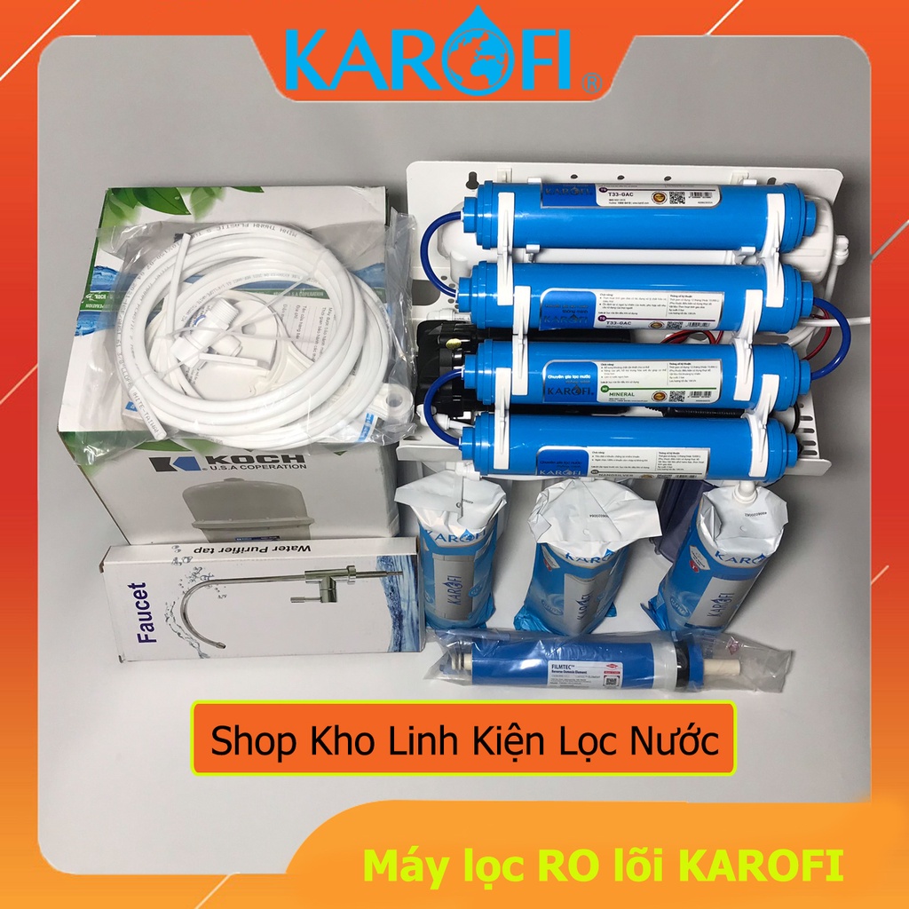 Máy Lọc Nước RO lõi Karofi 8-10 Cấp Lọc UV