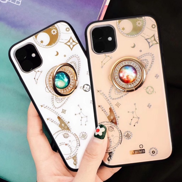 🌎💫Ốp TYBOM iRing Vũ trụ đính đá dành cho iphone 6 / 6s / 7 / 8 plus  / X/ XR / Xs / max / 11 / 12 / pro / max