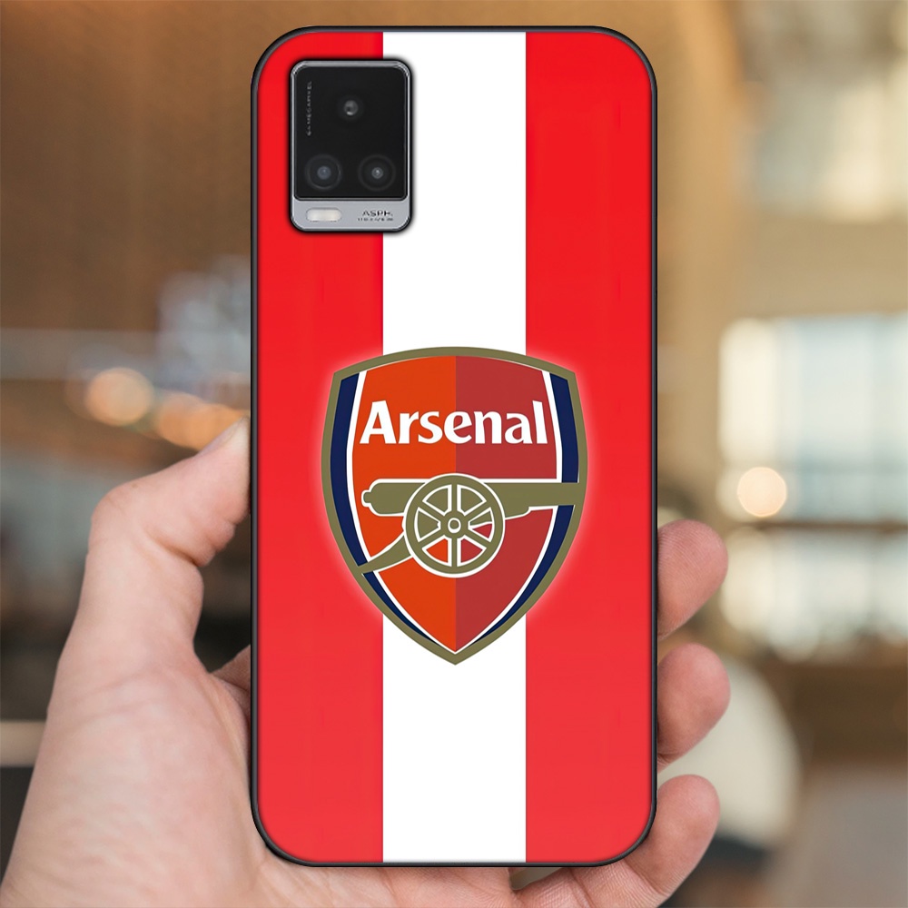 Ốp lưng Vivo V20 viền đen in hình Arsenal FC