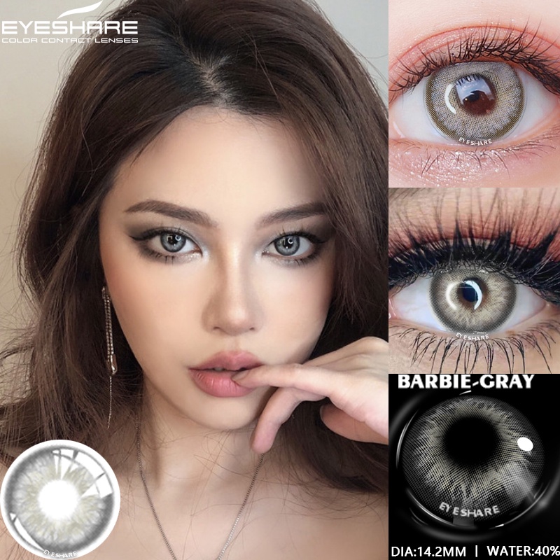 Cặp kính áp tròng EYESHARE màu sắc thời trang sử dụng tiện lợi đa năng
