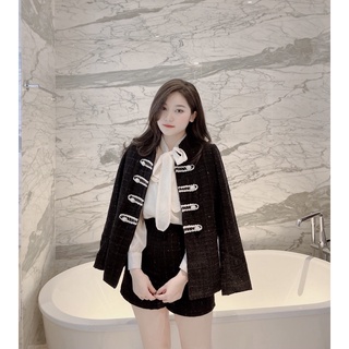 Set dạ hoàng gia (đen/đỏ)