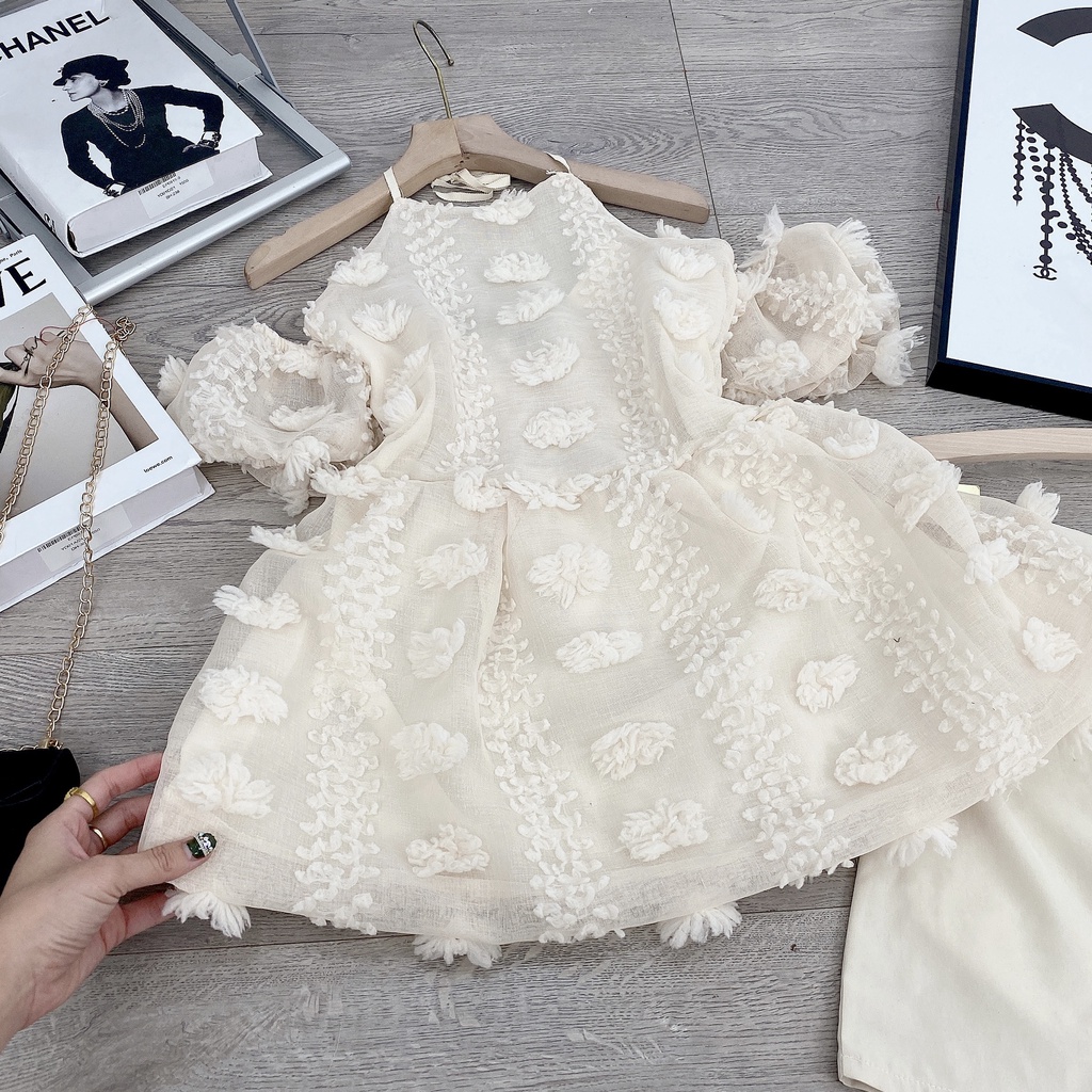 Set bộ von bông cổ yếm mix quần short đùi BN158