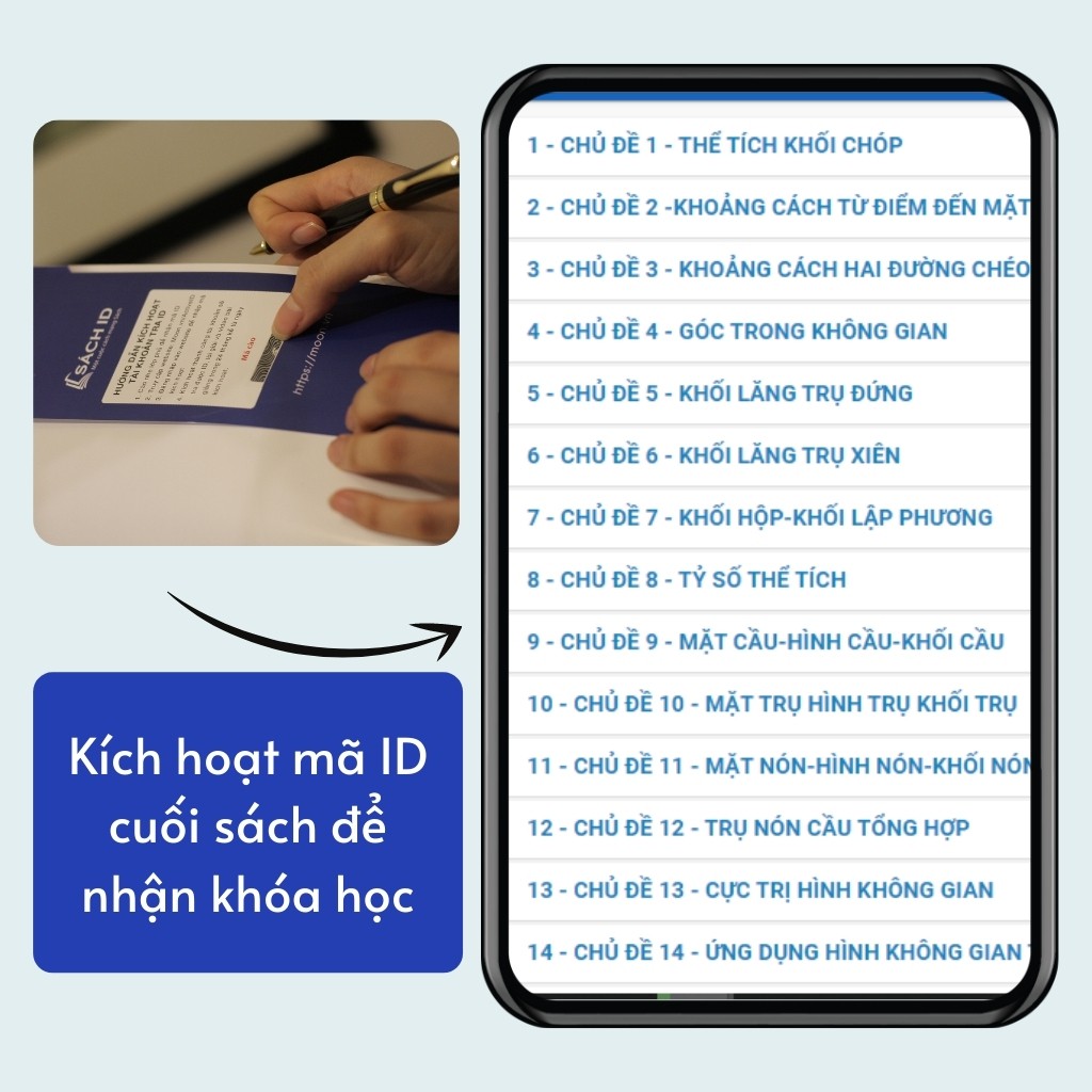 Sách ID toán ôn thi thpt quốc gia 2023 ôn luyện luyện thi đánh giá năng lực lớp 12- Combo 5 cuốn Moonbook.