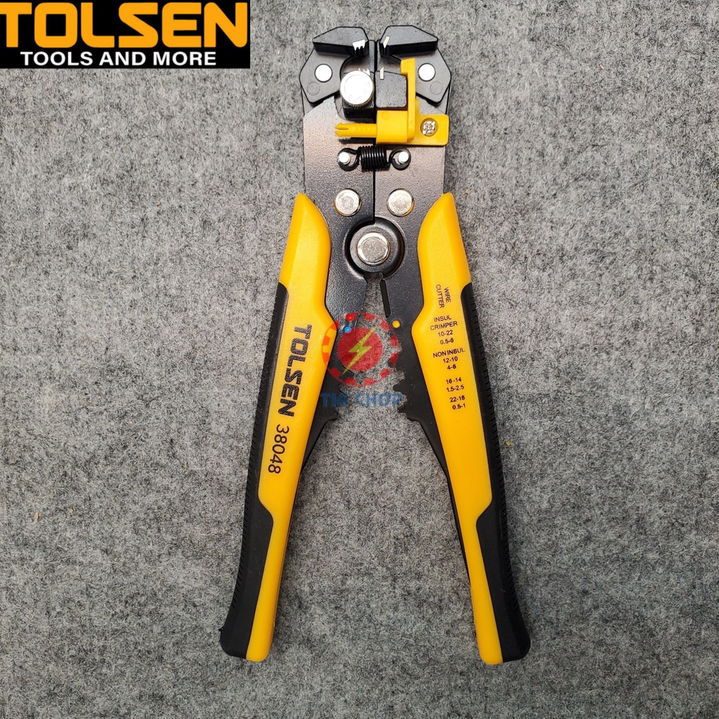 Kìm tuốt dây tự động TOLSEN 38048