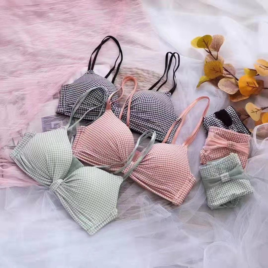 Áo Ngực Không Gọng ⭐ FREESHIP ⭐ Áo Lót Nữ Caro Đệm Mỏng- Đồ Lót Nâng Ngực Siêu Xinh A113