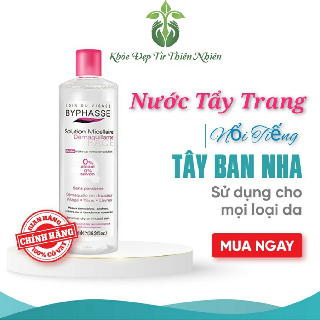 Nước Tẩy Trang Byphasse An Toàn Cho Mọi Loại Da 500ml