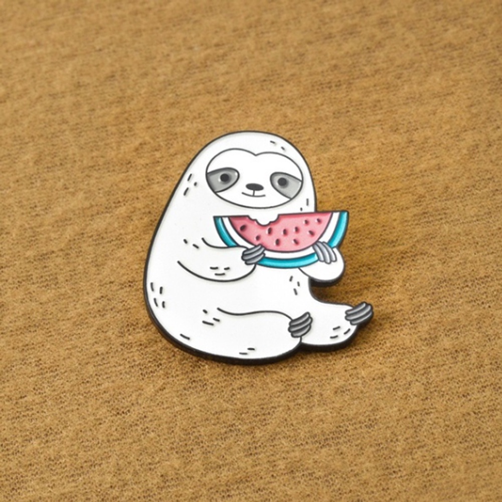 Trâm cài áo hình chú lười hoạt hình đáng yêu