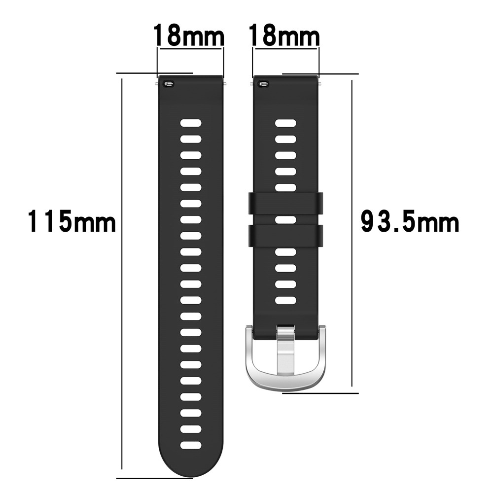 Dây Đeo Thay Thế Chất Liệu Silicon Màu Trơn Cho Garmin Forerunner 255S