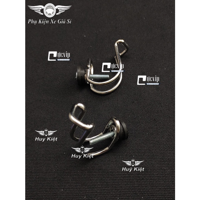 [Rẻ Vô Địch] Combo 2 Móc Treo Đồ Xe Máy Chữ U Dài Inox 304 Gắn Baga Giữa Các Loại Xe 4550