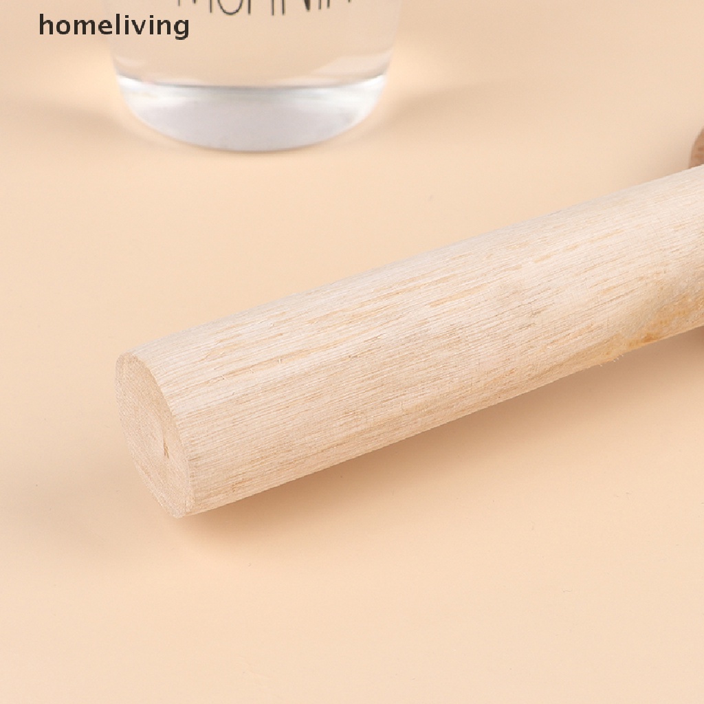 Cây Lăn Bột Bằng Gỗ Trơn Họa Tiết One Piece Phong Cách Vintage