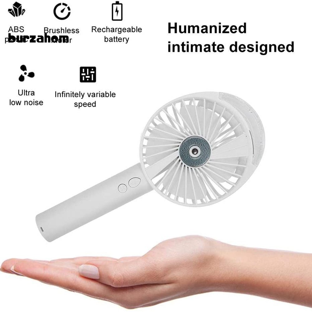 Quạt làm mát phun sương mini cầm tay sạc USB