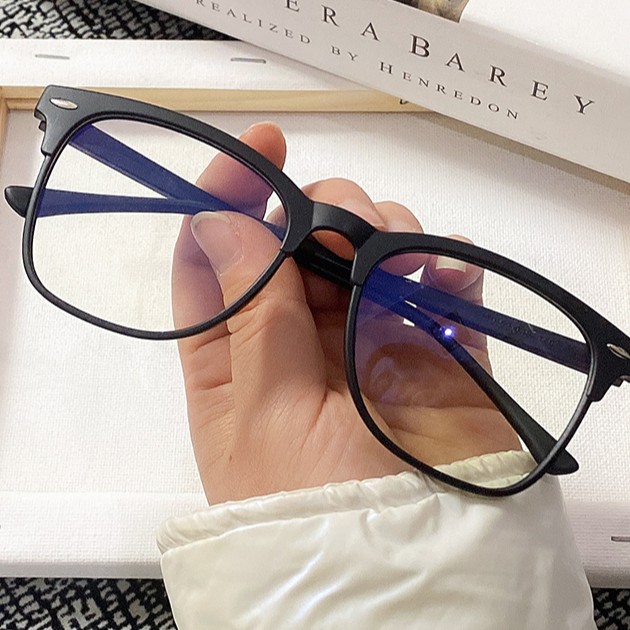 Mắt kính gọng vuông phong cách Hàn Quốc thời trang cho nam và nữ
