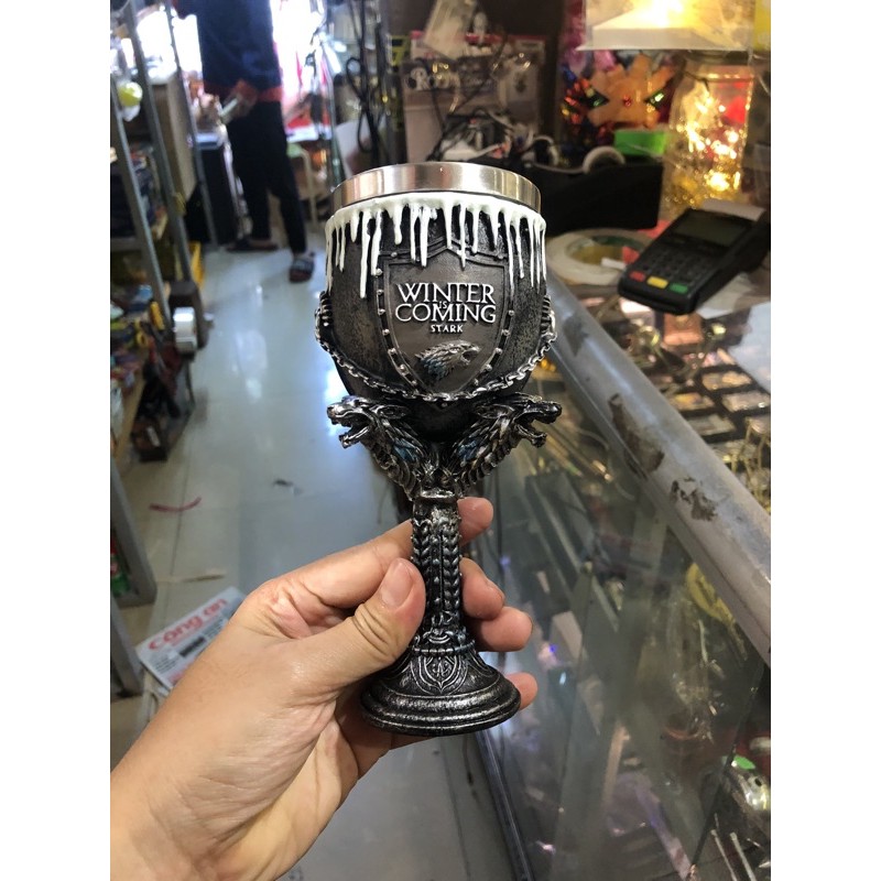 LY INOX HIỆP SĨ RỒNG CÁC LOẠI (GAME OF THRONES MEDIEVAL CHALET/GOBLET/TANKARD)