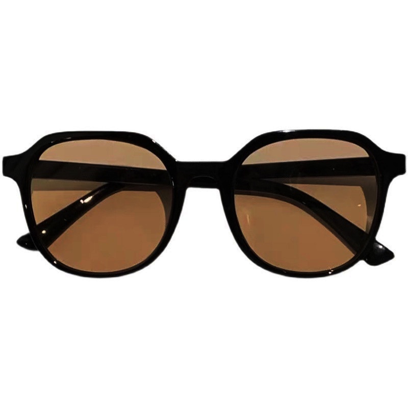 Kính Mát Màu Nâu Chống Tia Cực Tím Thời Trang Đường Phố 2022 Cho Nữ