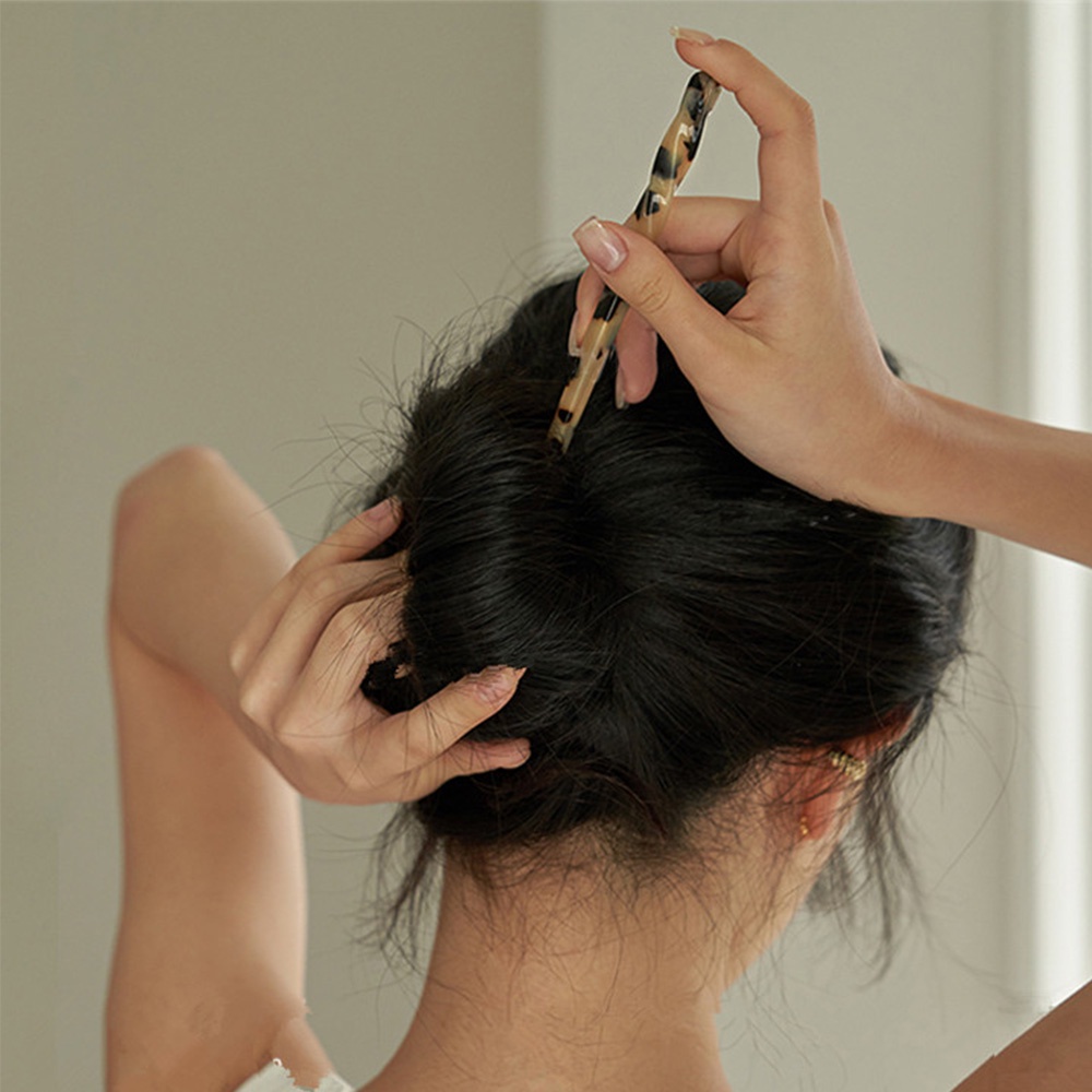 1 Kẹp Tóc Họa Tiết Da Báo Nhiều Màu Sắc Phong Cách Hàn Quốc Cổ Điển Cho Nữ