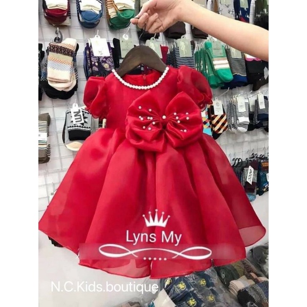Váy công chúa đính ngọc siêu cưng cho bé yêu
