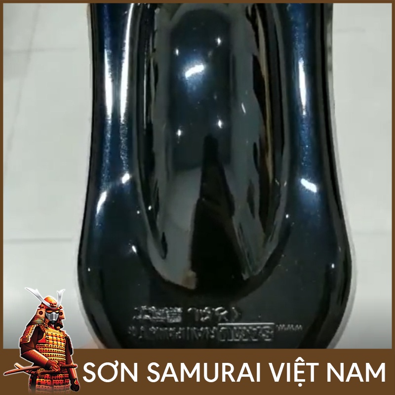 Sơn samurai màu đen pha lê xanh H931 - Chai sơn xịt samurai màu đen pha lê xanh