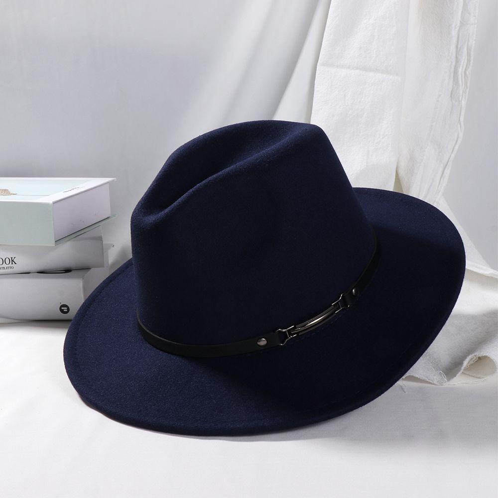 Xiantin Mũ Fedora Rộng Vành Thời Trang Thu Đông Dành Cho Nam Và Nữ