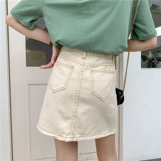 chân váy jean Lưng Cao Plus Size 5xl
