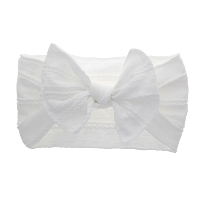 Set 8 Băng Đô Vải Co Giãn Họa Tiết Dễ Thương Cho Bé Gái