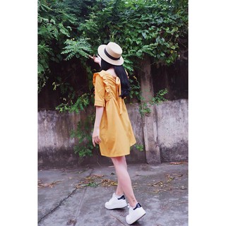 🌈🌈🌈 Plain Frilled Babydoll Dress 🌈🌈🌈