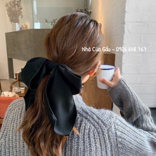 Buộc tóc nơ bự cực dễ thương ( có sẵn )