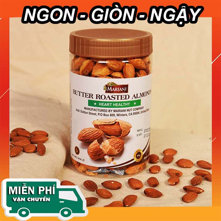 [NHẬP MỸ] Hạt hạnh nhân 500gr nguyên vị không vỏ dinh dưỡng cho mẹ sau sinh