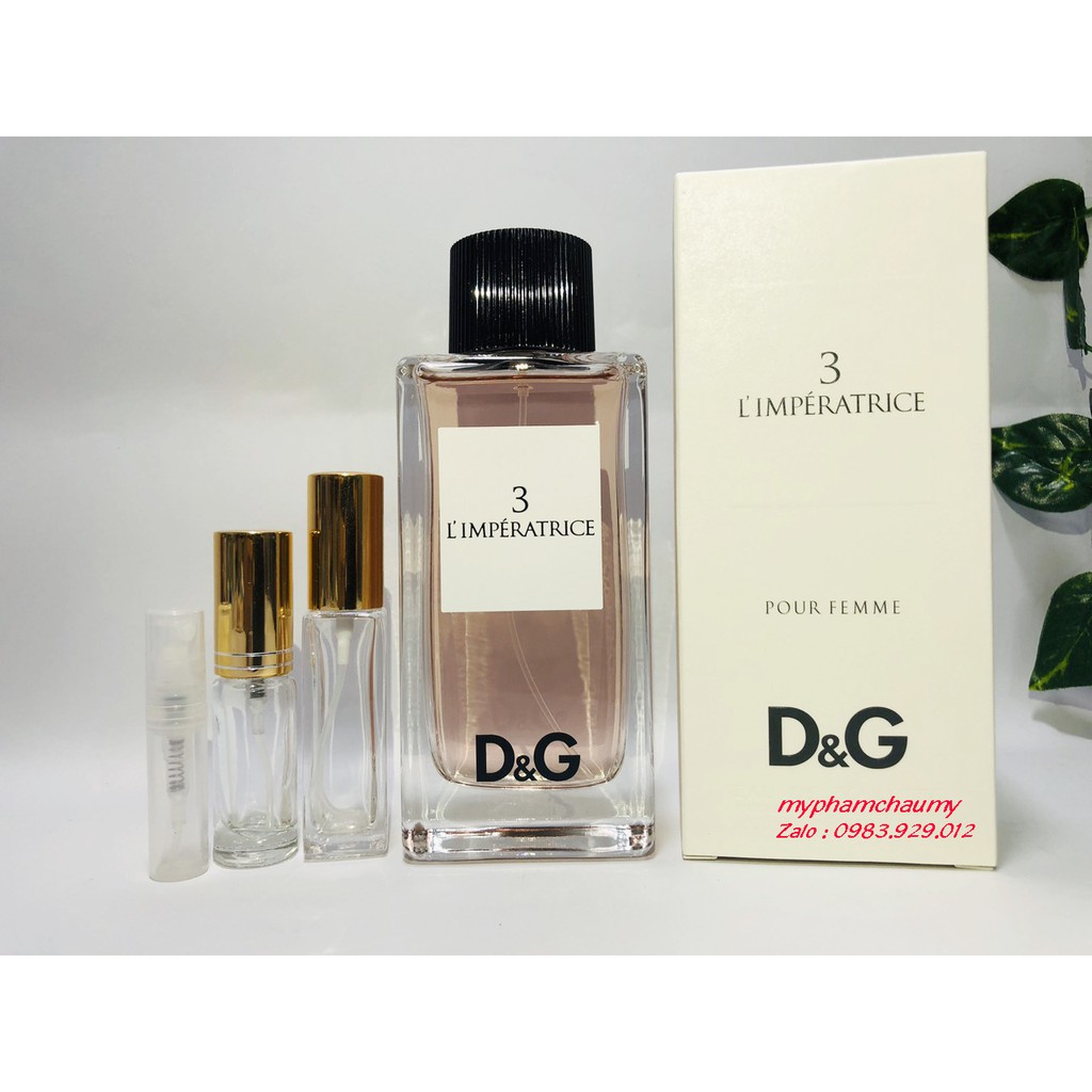 [Mẫu thử] Nước Hoa D&G Dolce & Gabbana L'imperatrice 3 Pour Femme