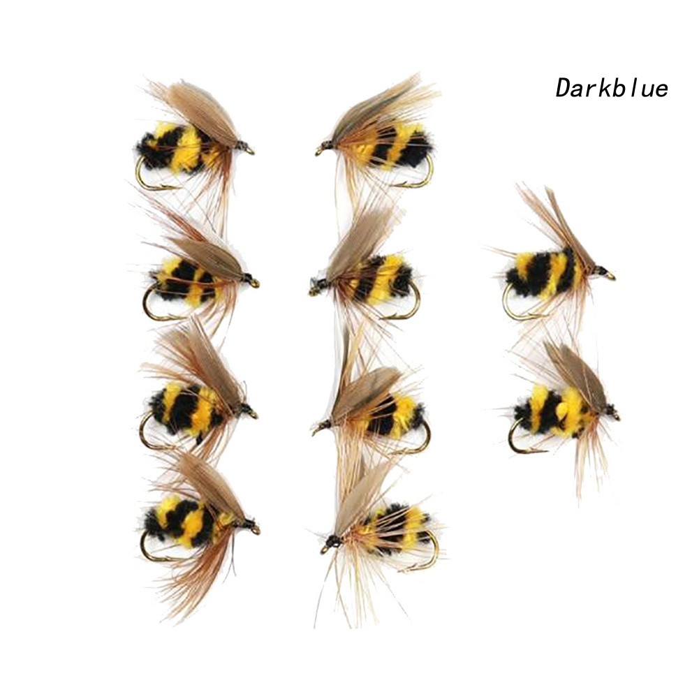 Set 10 Mồi Câu Cá Giả Côn Trùng Tiện Lợi