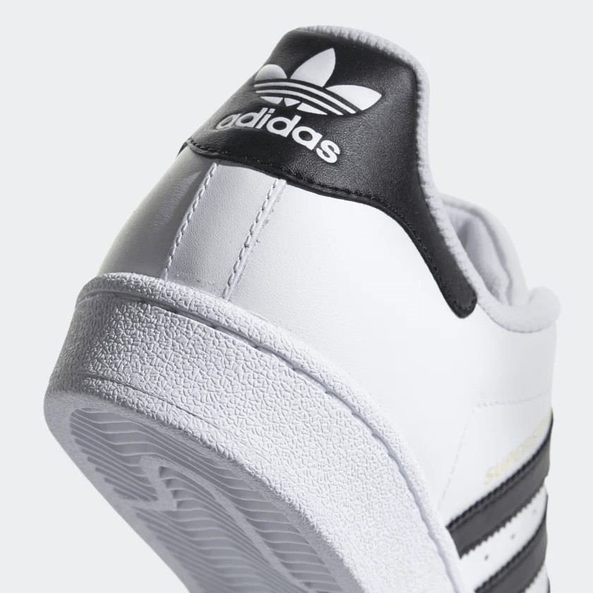 Giày Adidas Super Star phong cách thể thao nam nữ mũi sò trắng C77124 - Hàng Chính Hãng