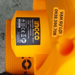 MÁY THỔI BỤI (QUẠT LÒ) INGCO 400W MÃ: AB4018
