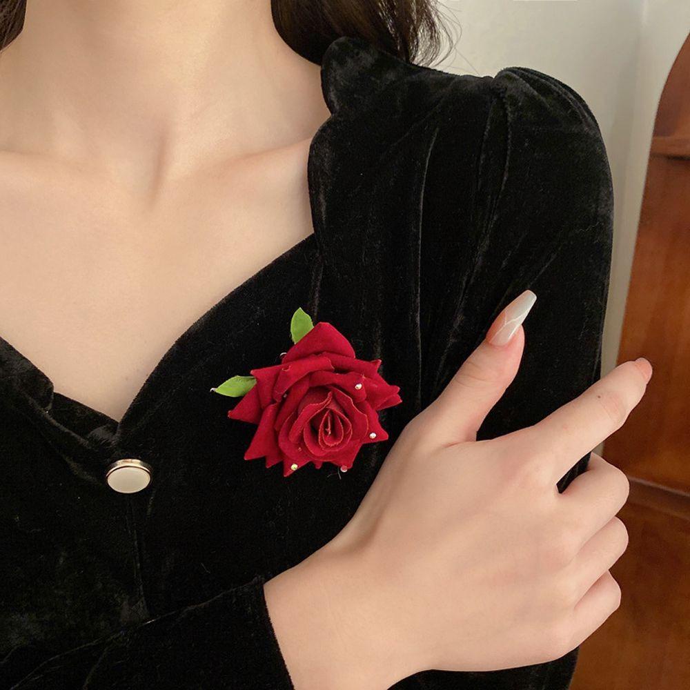 Kẹp Tóc Hình Hoa Hồng Thanh Lịch Cho Nữ