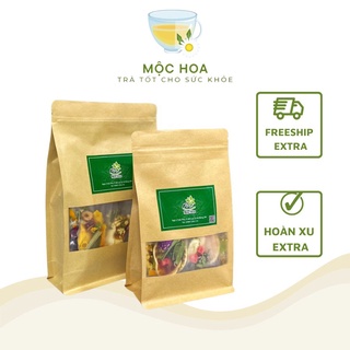 Trà Detox hoa quả sấy lạnh set 30 gói - Tặng bình thủy tinh cao cấp
