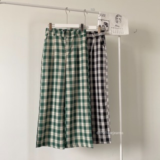 Quần Suông Kẻ Caro Full Size M/L/XL