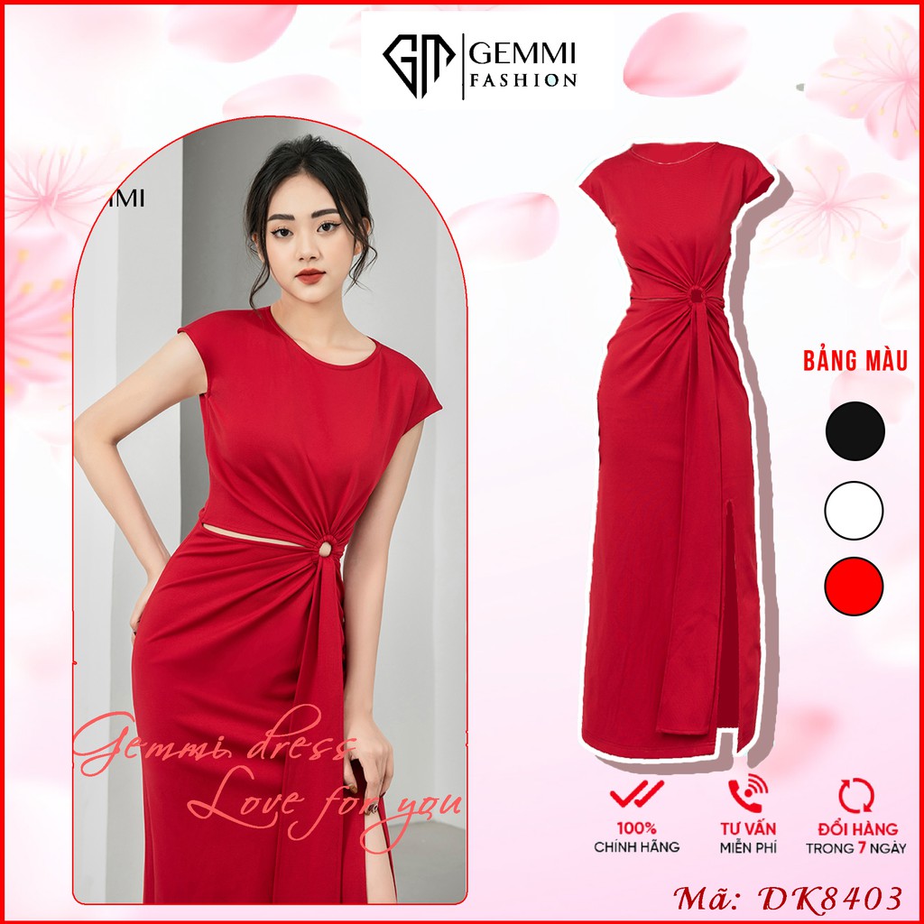 Váy, Đầm nữ thiết kế cao cấp GEMMI công sở, dự tiệc - DK8403