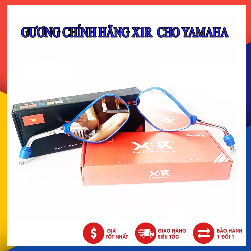 Gương Kính Chiếu Hậu X1R Spack Phù Hợp Cho Các Dòng Xe Honda -Yamaha ( giá 1 cặp)