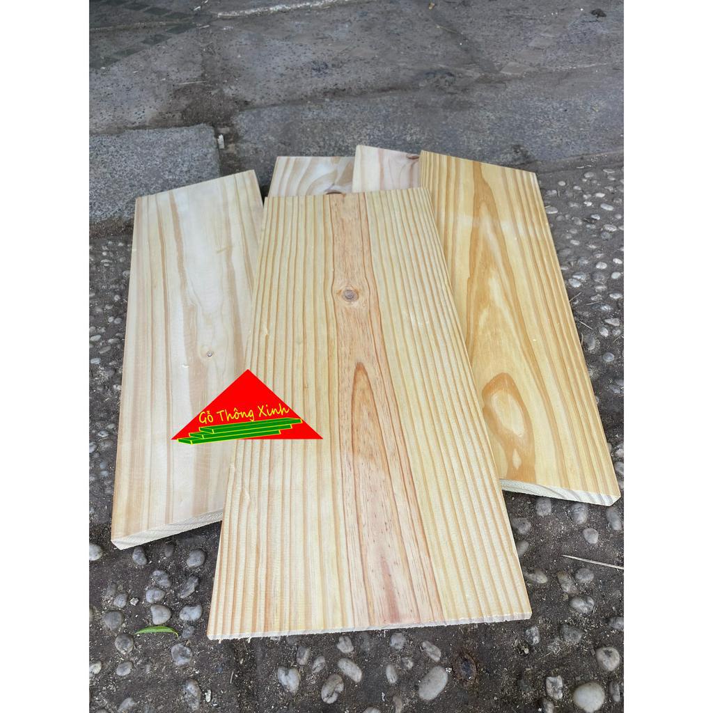 Tấm gỗ thông rộng 20cm, dài 60cm, dày 1cm đã bào láng đẹp 4 mặt thích hợp ốp tường, trang trí,làm loa bluetooth, DIY